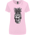 Pineapple Skull Surf Surfing Surfer Holiday Womens Wider Cut T-Shirt Light Pink