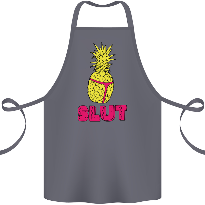 Pineapple Slut Funny Movie Theme Cotton Apron 100% Organic Steel