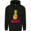 Pineapple Slut Funny Movie Theme Mens 80% Cotton Hoodie Black