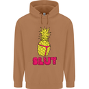 Pineapple Slut Funny Movie Theme Mens 80% Cotton Hoodie Caramel Latte