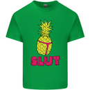 Pineapple Slut Funny Movie Theme Mens Cotton T-Shirt Tee Top Irish Green