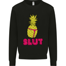 Pineapple Slut Funny Movie Theme Mens Sweatshirt Jumper Black