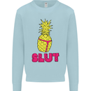 Pineapple Slut Funny Movie Theme Mens Sweatshirt Jumper Light Blue