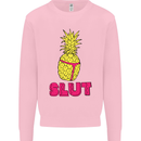 Pineapple Slut Funny Movie Theme Mens Sweatshirt Jumper Light Pink