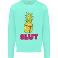 Pineapple Slut Funny Movie Theme Mens Sweatshirt Jumper Peppermint