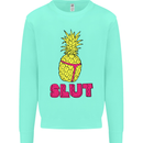 Pineapple Slut Funny Movie Theme Mens Sweatshirt Jumper Peppermint