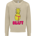 Pineapple Slut Funny Movie Theme Mens Sweatshirt Jumper Sand