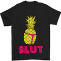 Pineapple Slut Funny Movie Theme Mens T-Shirt Cotton Gildan Black