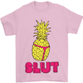 Pineapple Slut Funny Movie Theme Mens T-Shirt Cotton Gildan Light Pink
