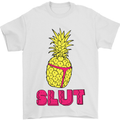 Pineapple Slut Funny Movie Theme Mens T-Shirt Cotton Gildan White