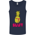 Pineapple Slut Funny Movie Theme Mens Vest Tank Top Navy Blue