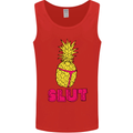 Pineapple Slut Funny Movie Theme Mens Vest Tank Top Red
