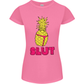 Pineapple Slut Funny Movie Theme Womens Petite Cut T-Shirt Azalea