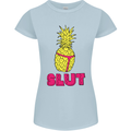 Pineapple Slut Funny Movie Theme Womens Petite Cut T-Shirt Light Blue