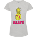 Pineapple Slut Funny Movie Theme Womens Petite Cut T-Shirt Sports Grey