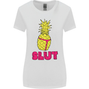 Pineapple Slut Funny Movie Theme Womens Wider Cut T-Shirt White