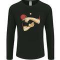 Ping Pong Hands Table Tennis Fancy Dress Mens Long Sleeve T-Shirt Black