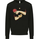 Ping Pong Hands Table Tennis Fancy Dress Mens Sweatshirt Jumper Black