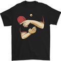 Ping Pong Hands Table Tennis Fancy Dress Mens T-Shirt 100% Cotton Black