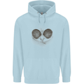 Ping Pong Sketch Table Tennis Set Childrens Kids Hoodie Light Blue