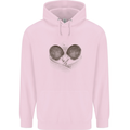 Ping Pong Sketch Table Tennis Set Childrens Kids Hoodie Light Pink