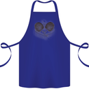 Ping Pong Sketch Table Tennis Set Cotton Apron 100% Organic Royal Blue