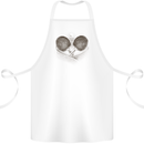 Ping Pong Sketch Table Tennis Set Cotton Apron 100% Organic White