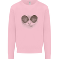 Ping Pong Sketch Table Tennis Set Kids Sweatshirt Jumper Light Pink