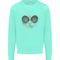 Ping Pong Sketch Table Tennis Set Kids Sweatshirt Jumper Peppermint