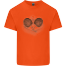 Ping Pong Sketch Table Tennis Set Kids T-Shirt Childrens Orange