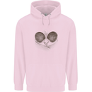 Ping Pong Sketch Table Tennis Set Mens 80% Cotton Hoodie Light Pink