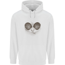 Ping Pong Sketch Table Tennis Set Mens 80% Cotton Hoodie White