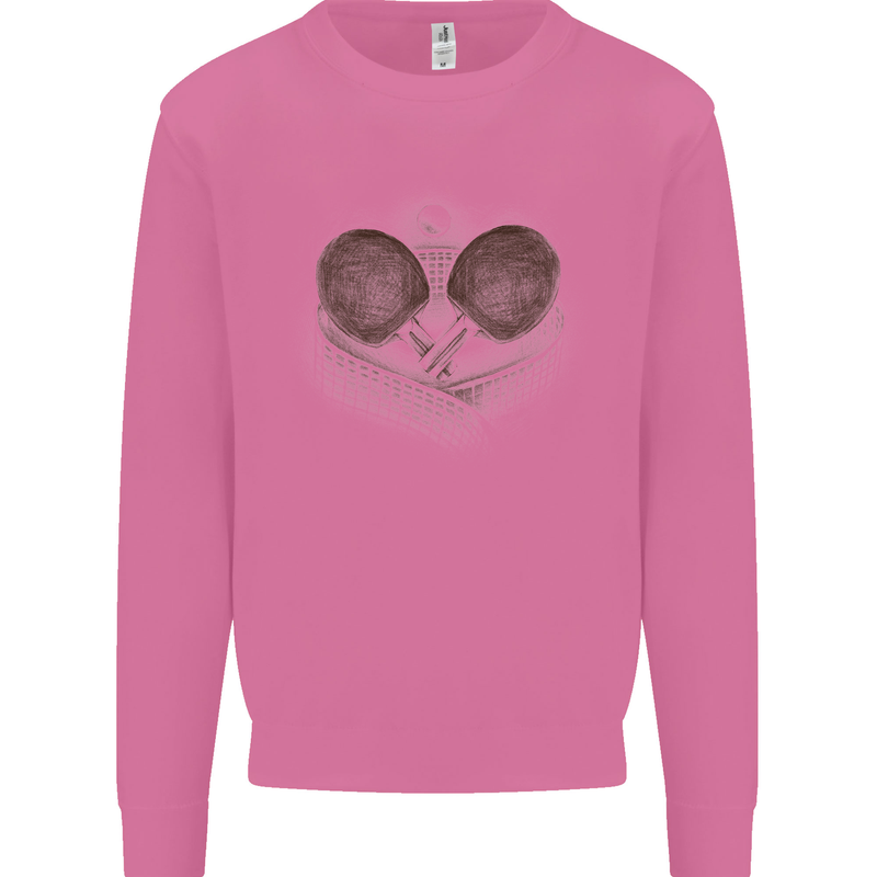 Ping Pong Sketch Table Tennis Set Mens Sweatshirt Jumper Azalea