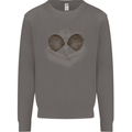 Ping Pong Sketch Table Tennis Set Mens Sweatshirt Jumper Charcoal