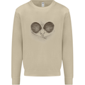 Ping Pong Sketch Table Tennis Set Mens Sweatshirt Jumper Sand