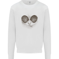 Ping Pong Sketch Table Tennis Set Mens Sweatshirt Jumper White