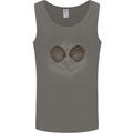 Ping Pong Sketch Table Tennis Set Mens Vest Tank Top Charcoal