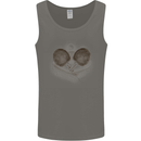 Ping Pong Sketch Table Tennis Set Mens Vest Tank Top Charcoal