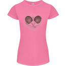 Ping Pong Sketch Table Tennis Set Womens Petite Cut T-Shirt Azalea