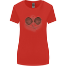 Ping Pong Sketch Table Tennis Set Womens Wider Cut T-Shirt Red