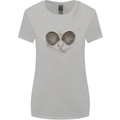 Ping Pong Sketch Table Tennis Set Womens Wider Cut T-Shirt Sports Grey