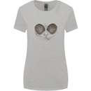 Ping Pong Sketch Table Tennis Set Womens Wider Cut T-Shirt Sports Grey