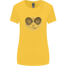 Ping Pong Sketch Table Tennis Set Womens Wider Cut T-Shirt Yellow