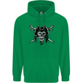 Pirate & Swords Skull Captain Jolly Roger Childrens Kids Hoodie Irish Green