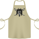 Pirate & Swords Skull Captain Jolly Roger Cotton Apron 100% Organic Khaki