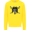 Pirate & Swords Skull Captain Jolly Roger Kids Sweatshirt Jumper Yellow
