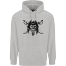Pirate & Swords Skull Captain Jolly Roger Mens 80% Cotton Hoodie Sports Grey