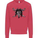 Pirate & Swords Skull Captain Jolly Roger Mens Sweatshirt Jumper Heliconia