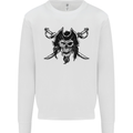 Pirate & Swords Skull Captain Jolly Roger Mens Sweatshirt Jumper White