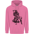 Pitbull Grim Reaper Dog Skull Satan Demon Childrens Kids Hoodie Azalea